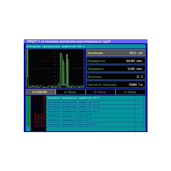 УКШТ-1 Автоматизированная система ультразвукового контроля шестигранных труб ∅(вп)40-100мм